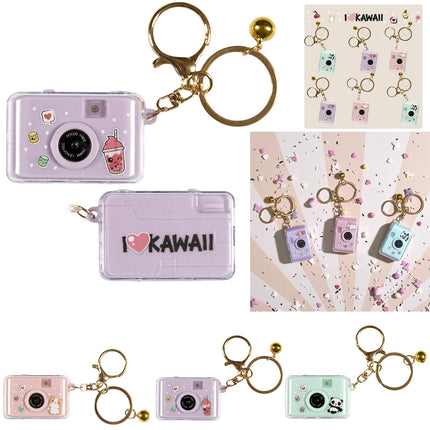 Kawaii fotoaparātiņa piekariņš ar gaismas un skaņas efektu