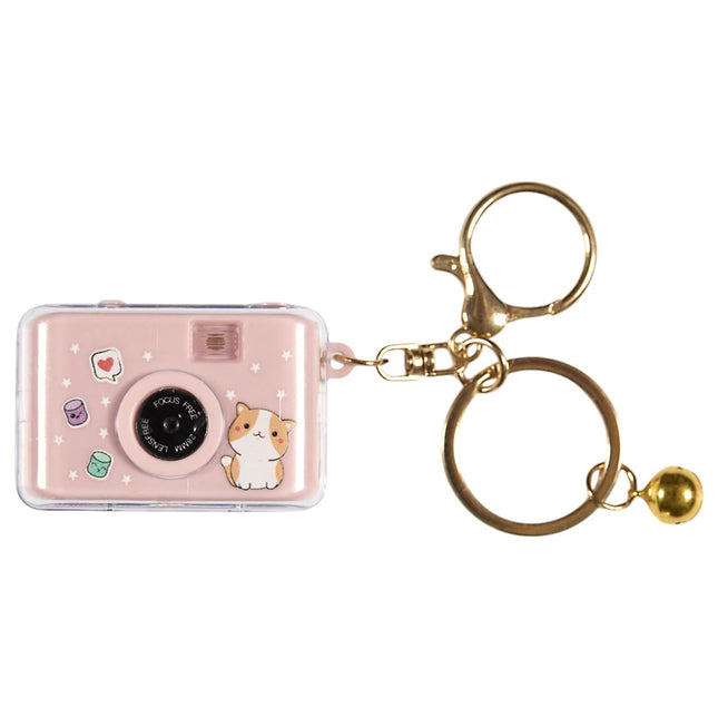 Kawaii fotoaparātiņa piekariņš ar gaismas un skaņas efektu