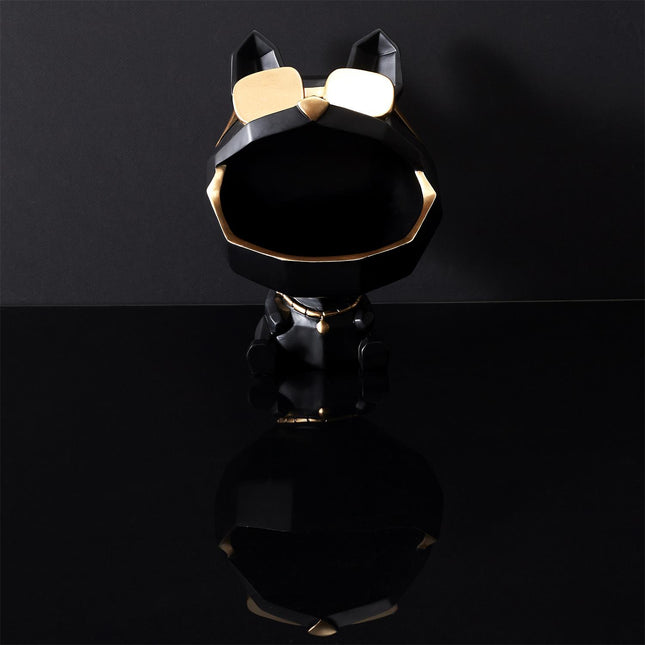 Dekoratīva suņa figūra, uzglabāšanas trauks