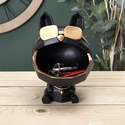 Dekoratīva suņa figūra, uzglabāšanas trauks