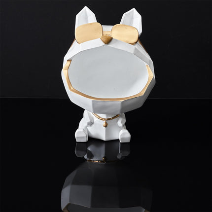 Dekoratīva suņa figūra, uzglabāšanas trauks