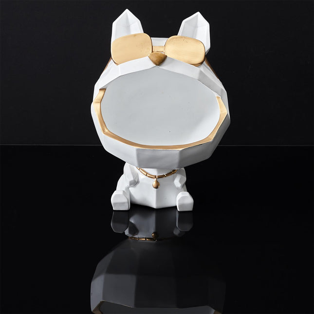 Dekoratīva suņa figūra, uzglabāšanas trauks