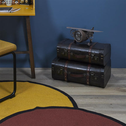 Galda pulkstenis “Lidmašīna” – metāla dizains