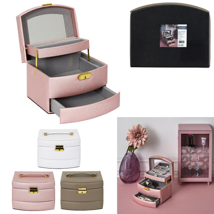 Rotu koferis ar spoguli un atvilktnēm