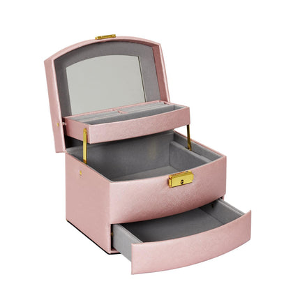 Rotu koferis ar spoguli un atvilktnēm