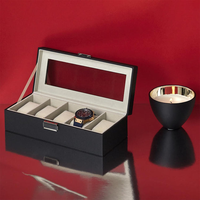 Pulksteņu un aproču glabāšanas kastīte