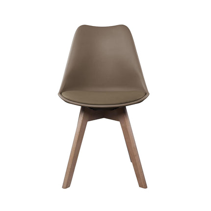 Krēsls ar mīkstu sēžamo daļu- ''TAUPE''