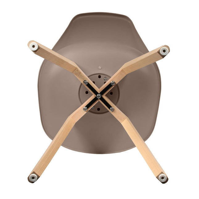 Krēsls ar mīkstu sēžamo daļu- ''TAUPE''