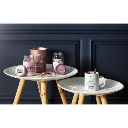 Koka sānu galdiņu komplekts (2 gab.)