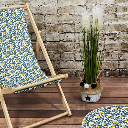 Dekoratīvs mākslīgais augs ar baltiem pūkainiem stiebriem podā