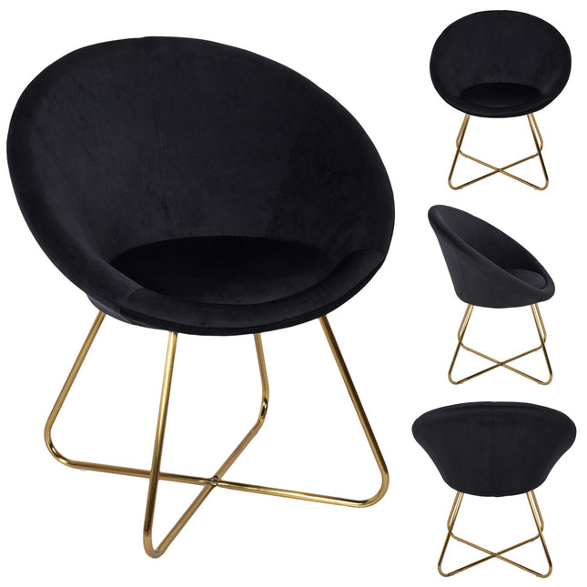 MELNS ''KARL'' ATZVELTNES KRĒSLS