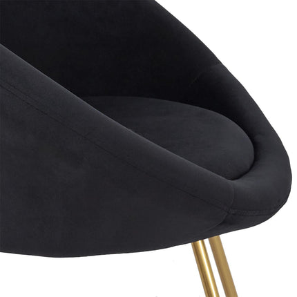 MELNS ''KARL'' ATZVELTNES KRĒSLS