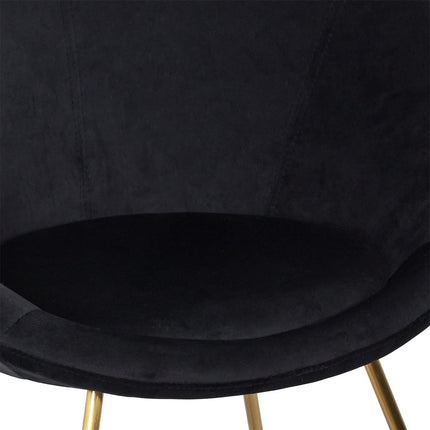 MELNS ''KARL'' ATZVELTNES KRĒSLS