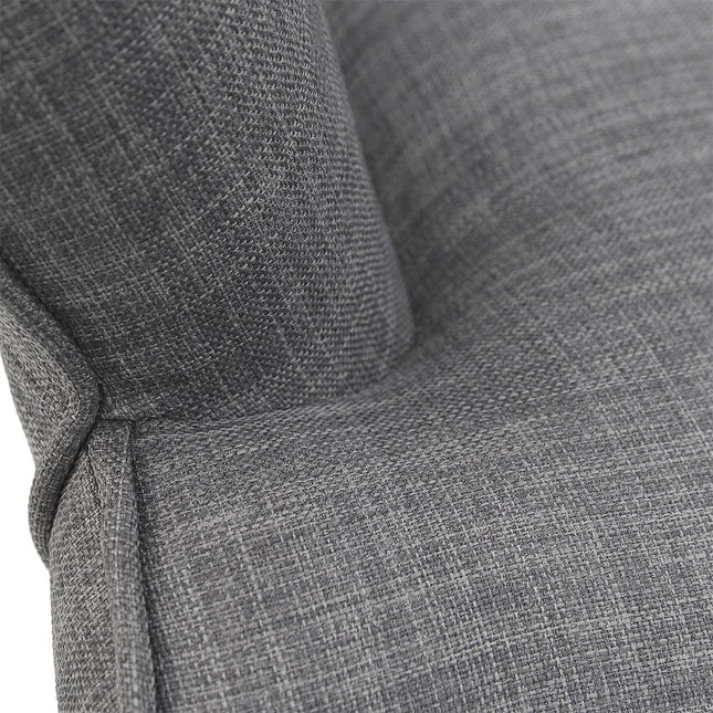 Divvietīgs dīvāns ar augstu atzveltni – pelēks