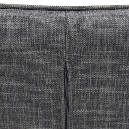 Divvietīgs dīvāns ar augstu atzveltni – pelēks