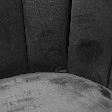 Velveta krēsls ar metāla kājām