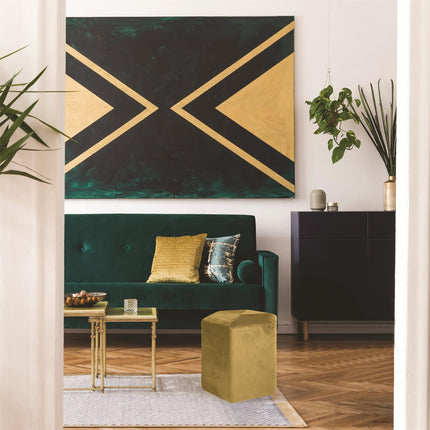 Pufs- zeltaini dzeltens