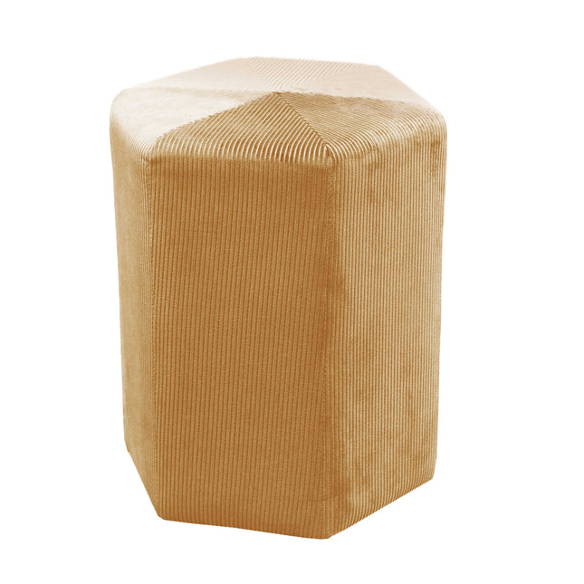 Velūra pufs Giula – silts akcents modernam interjeram