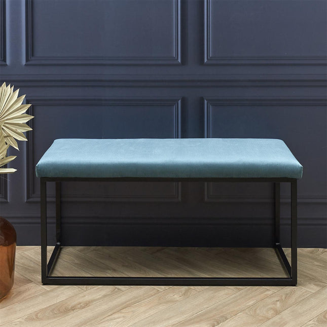 Mīkstais sols / sēdeklis ar metāla rāmi (100 cm)