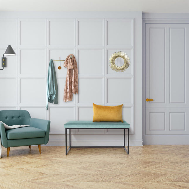 Mīkstais sols / sēdeklis ar metāla rāmi (100 cm)