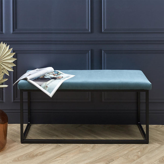 Mīkstais sols / sēdeklis ar metāla rāmi (100 cm)