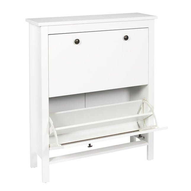 ELISABETH– koka apavu skapis ar metāla rokturiem