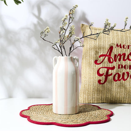 Dolce Vita keramikas vāze ar svītrām – H22,5 cm, 4 krāsas
