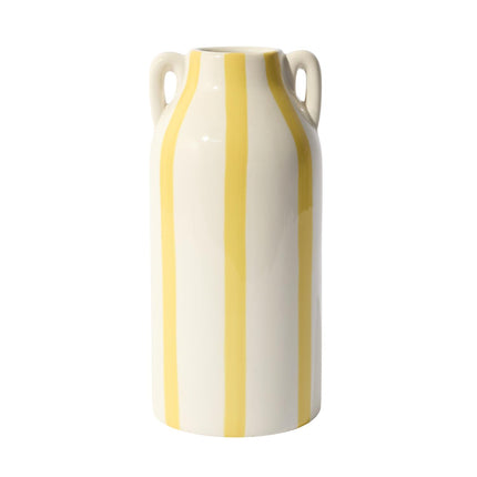 Dolce Vita keramikas vāze ar svītrām – H22,5 cm, 4 krāsas