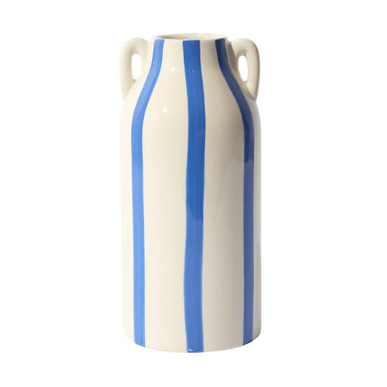 Dolce Vita keramikas vāze ar svītrām – H22,5 cm, 4 krāsas