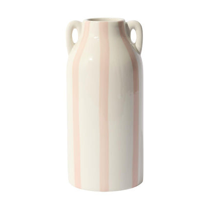 Dolce Vita keramikas vāze ar svītrām – H22,5 cm, 4 krāsas
