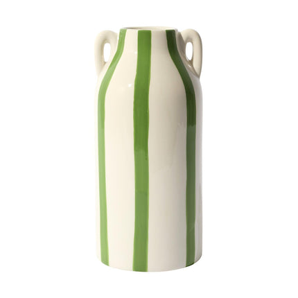Dolce Vita keramikas vāze ar svītrām – H22,5 cm, 4 krāsas