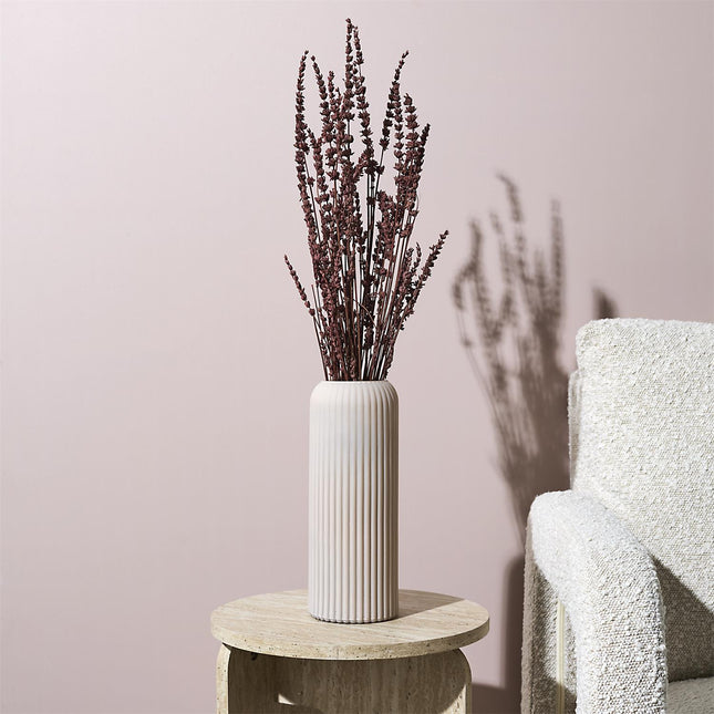 Tonēta stikla vāze ar reljefu – 26 cm (4 veidi)