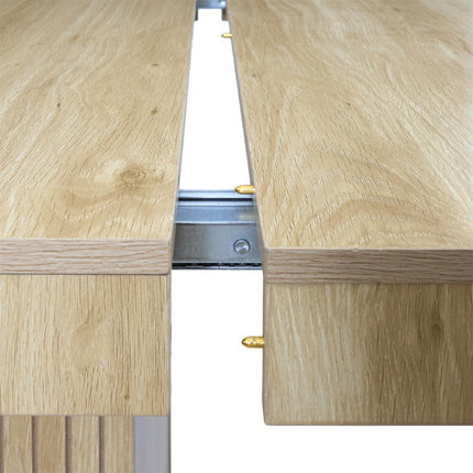 Izvelkamais konsoles galds “Klaus” 90–235 cm – koka dizains (MDF)