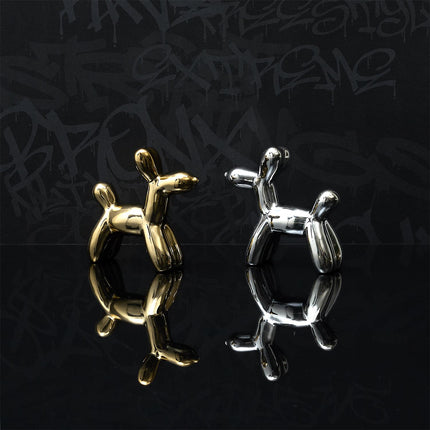Crazy Dog dekoratīva figūra – H10 cm, 4 krāsas