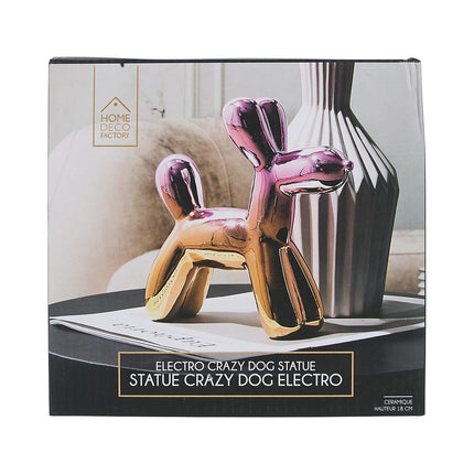 Crazy Dog Electro dekoratīva figūra – H18 cm, 5 krāsas