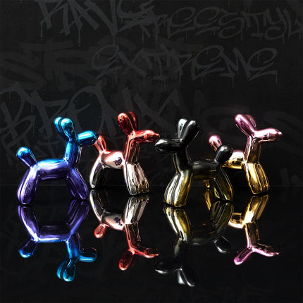 Crazy Dog Electro dekoratīva figūra – H10 cm, 4 krāsas