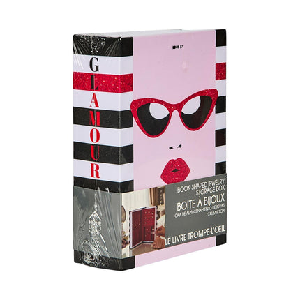 Glamour rotu kastīte grāmatas formā – 21 × 15 cm