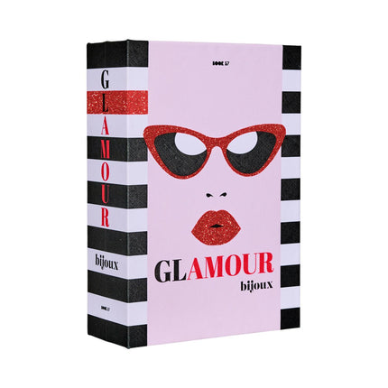Glamour rotu kastīte grāmatas formā – 21 × 15 cm