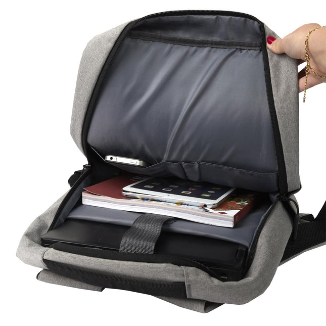 Viedā mugursoma ar USB uzlādes pieslēgvietu