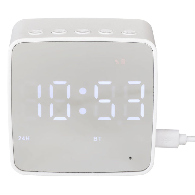 Spoguļpulkstenis ar Bluetooth skaļruni