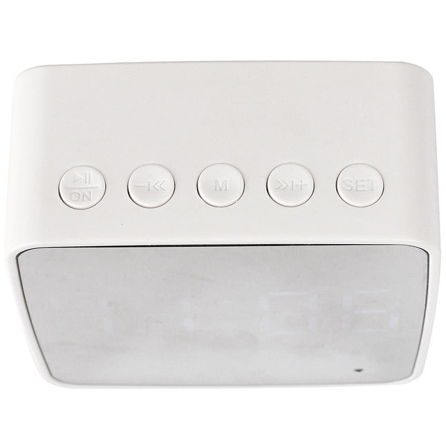 Spoguļpulkstenis ar Bluetooth skaļruni