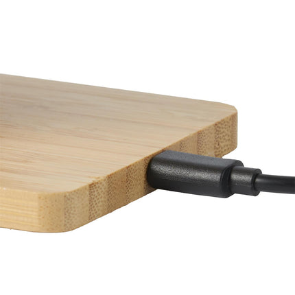 Bezvadu uzlādes statīvs viedtālrunim (indukcija), koka