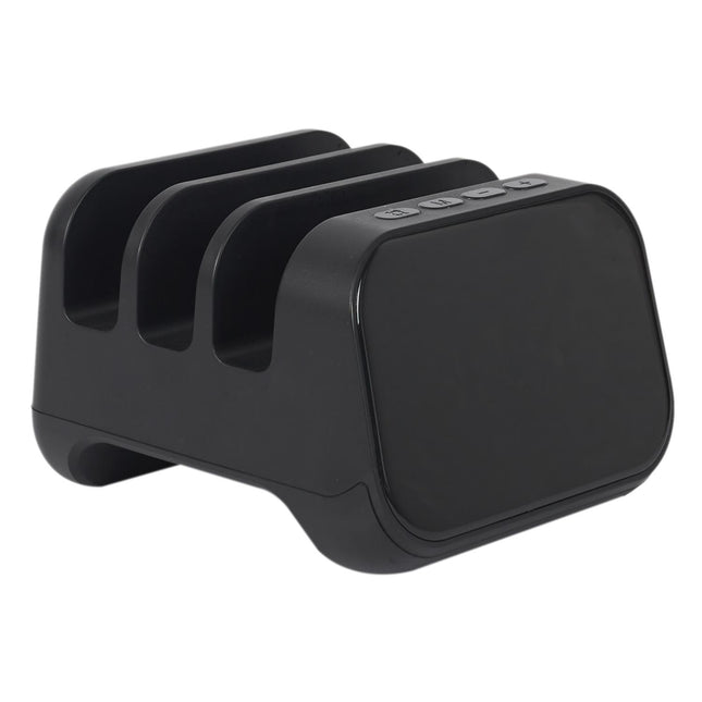 Modinātājpulkstenis ar 3 ierīču uzlādes staciju