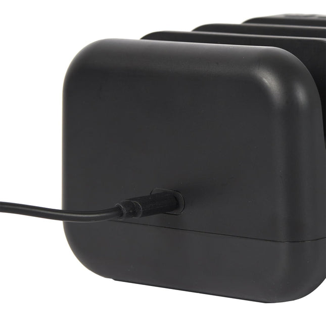 Modinātājpulkstenis ar 3 ierīču uzlādes staciju