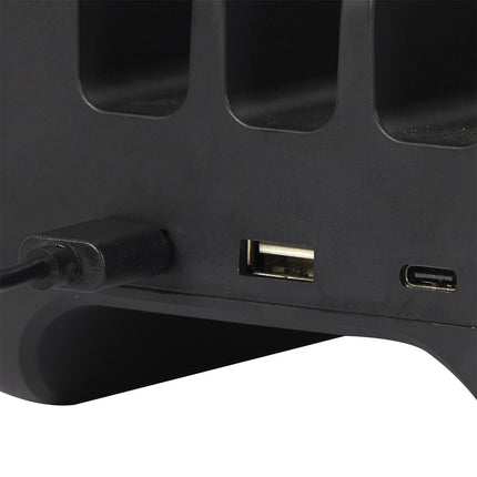 Modinātājpulkstenis ar 3 ierīču uzlādes staciju