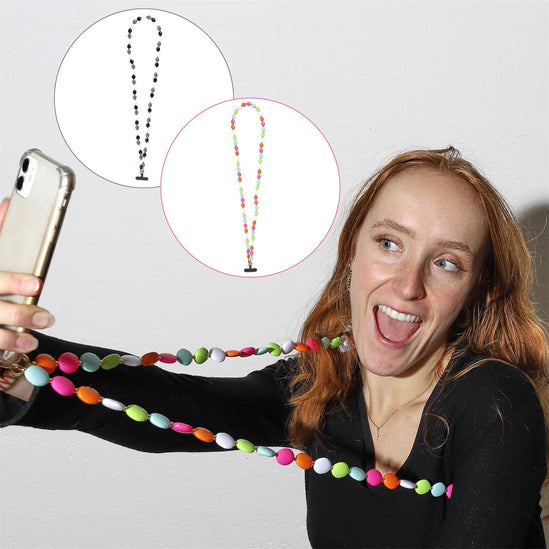 Pērļu telefona siksniņa 130 cm