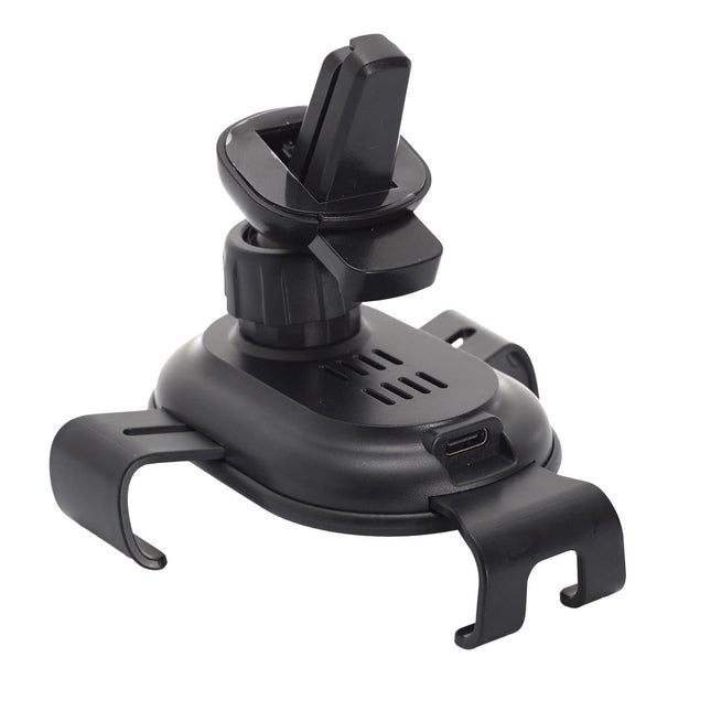 Bezvadu auto telefona turētājs ar ātro uzlādi (15W)