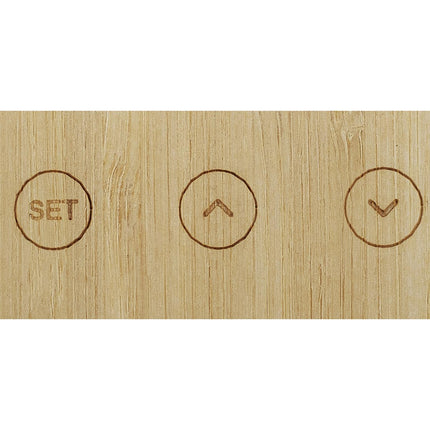 Daudzfunkcionāla digitālā stacija – temperatūra, mitrums, laiks un modinātājs