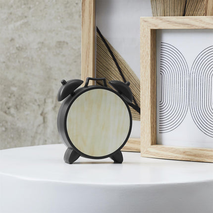 Vintage stila LED modinātājs ar koka efektu