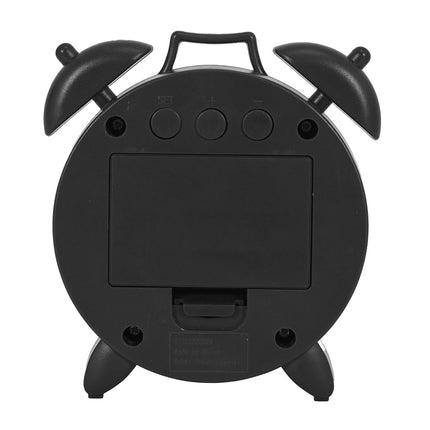 Vintage stila LED modinātājs ar koka efektu